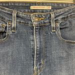 Levi's Levi’s 721 Skinny Jean Medium Blue Frayed bottom Jeans SZ 30 Photo 3