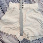Vintage 90’s “Not Guilty” Made in USA White Cotton High Rise Shorts Size 29 Photo 5