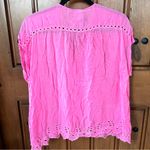 Johnny Was  CLEMENCE BLOUSE‎ in Pink, Size Medium Photo 6