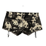 Franky B. NWT Battlefield Odyssey Shorts Low Rise Black White Size 26 Casual New Photo 4