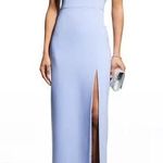Aidan Mattox  Sleeveless Cutout Column Gown in Baby Blue, Size 4 NEW w/Tag $220 Photo 0