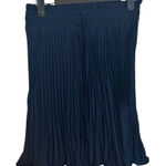 H&M NWT Navy Blue Pleated Flounce Skirt Photo 0