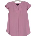 J.Crew Crew V Neck Flutter Sleeve
Lilac Blouse Size 2 Short Sleeve Purple Photo 0