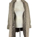Kenneth Cole Women's Fuzzy Faux-Fur Teddy Jacket Coat in Beige Size Medium Photo 8