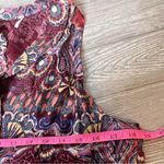 Free People  come see about me longline vest duster paisley print sz M Photo 8