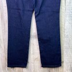 Lee   Size 10 Short Relaxed Straight Leg High Rise Dark Blue Denim Jeans … Photo 5
