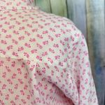 Frank & Eileen  Barry Linen Long Sleeve Shirt Pink Pineapples $258 XS Button Up Photo 6