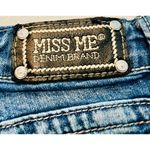 Miss Me Skinny jeans cutoff raw edge denim shorts size 26 Photo 2