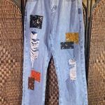 Cider Patchwork Jeans by  Size L Photo 0