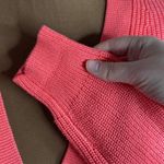 J.Crew chunky V-neck cotton cashmere blend cardigan sweater in poppy size XXS Photo 9