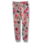 Athleta  Elation 7/8 Tight‎ Painted Flower Orchid Pink Print Mid Rise Leggings S Photo 5