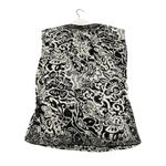 New York And Company  Black and White Graphic Blouse Photo 1