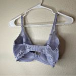 Natori  22030 light purple lavender feather lace mesh bra 32DDD Photo 2