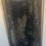 Talbots Black Skirt with Gold Patterns 10p Photo 0