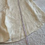 HYFVE ✨ Women’s Off White Floral Sheer Top Button Down Large Photo 11