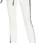GRLFRND  Karolina‎ striped white crop skinny jeans Photo 0