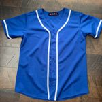 Champion Blue Baseball Jersey Photo 2