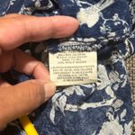 Denim & Supply Ralph Lauren  Blue Top Floral Blouse Peasant Flowy Boho size M Photo 6