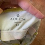 Athleta  Shirrendipity Aloha lemon halter tie v-neck ST tankini top Photo 4