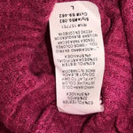 Shop Basic  size large plum color waffle knit top Photo 3