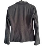 Banana Republic  Stretch Black Two Button V Neck Slim Blazer Jacket Womens Size 6 Photo 1