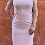 Kasper Baby Pink Midi Sheath Dress Photo 0
