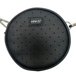 Levi's Black Vegan Leather Circle Belt Bag Crossbody Photo 1