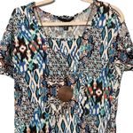 French Laundry  crochet hem top attached necklace NWT‎ small Photo 1