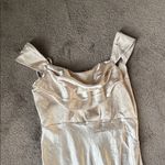 Selfie Leslie  Cowl Champagne Satin Corset Dress SIZE L Photo 1
