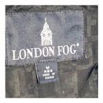 London Fog Black Waterproof Mid-Length Trench Coat Size Medium Photo 3