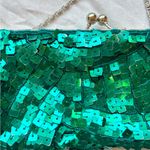 Apt. 9  Emerald teal  Sequin shoulder bag with chain strap Photo 1
