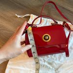 Versace red patent leather top handle Medusa mini bag Photo 7