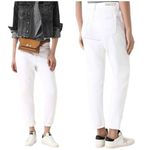 GRLFRND Kiara Straight Leg Jeans Tomboy Fit Button Fly High Rise Waxen White 27" Photo 1