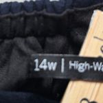 Talbots  High-Waist Hampshire Ankle Length Pants Black 14W Womens Plus Stretch Photo 5