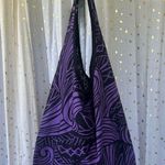 Polynesian Handmade Hawaiian Reversable Tribal Shoulder Hobo Beach Shopping Bag Purple Photo 3