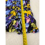 AQUA  Floral Print‎ Ruched Bodycon Mini Dress Short Sleeve XS Photo 7
