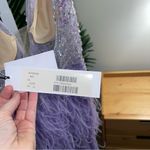 Jovani  03023 beaded gown with feather detail‎ NWT Photo 6