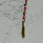 Adorable Dainty Y Necklace Pink Photo 8