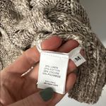 Enza Costa M Women’s Cable Knit Linen Blend Sweater Vest Tan Size M Photo 2