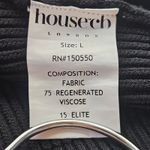 House Of CB House‎ of CB Mischa Black Ribbed Knit Bralette Size Large Photo 7
