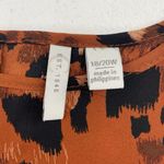 Cato Plus 2X 18W/20W Blouse Short Sleeve Leopard Animal Print Short Cuff Sleeve Photo 5