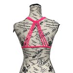 No Boundaries Vintage  Pink Triangle Swim Top Beach Boho Y2k Retro  L 11/13 Photo 2