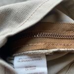 Free People  Utility Zip Hem Pants Khaki Stretch Cotton Ankle Size 6 Photo 2