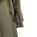 Boohoo  Green Ruffle Sleeve Open Front Duster Size‎ S/M New Photo 3