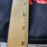 Victoria's Secret  Sequin Lip Zip Shoulder Tote Weekend Duffle Gym Black Bag Photo 10