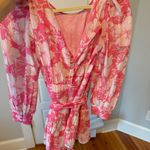 Love Shack Fancy LSF Pink Floral Mini Dress Photo 2