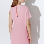 ZARA NEW DRAPED ASYMMETRIC DRESS ROSE PINK WOMENS SIZE XS Photo 3