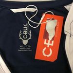 Cutter and Buck CBuk  Womens Top NCAA St Johns Red Storm V Neck Navy Blue White XXL Photo 2