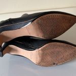 Clarks  Ellis Eden Black Leather Kitten Heel  Booties Size 7.5 Photo 6