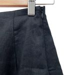NWT DISSH Jessie Black Linen Shorts Size 2 US High Rise Zip Waist Tailored Short Photo 3